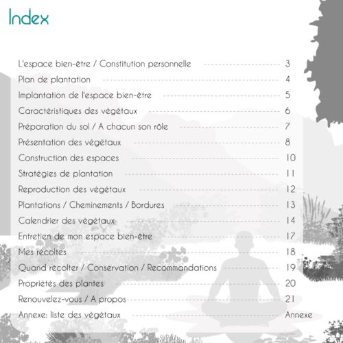 Index guide jardinage mon jardin bien-être